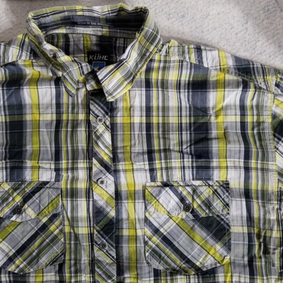 Kuhl Checks & Boxes Casual Button Up Shirt - Picture 2 of 8